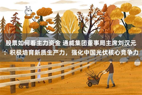 股票如何看主力资金 通威集团董事局主席刘汉元:积极培育新质生产力,强化中国光伏核心竞争力
