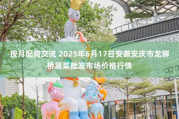 按月配资交流 2025年6月17日安徽安庆市龙狮桥蔬菜批发市场价格行情